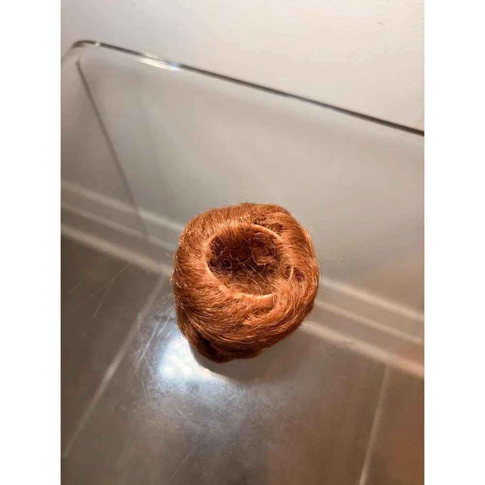 Vintage 1962-1964 Brunette Bubble Cut Barbie Doll w/ 1963 Barbie Case Stand Wig